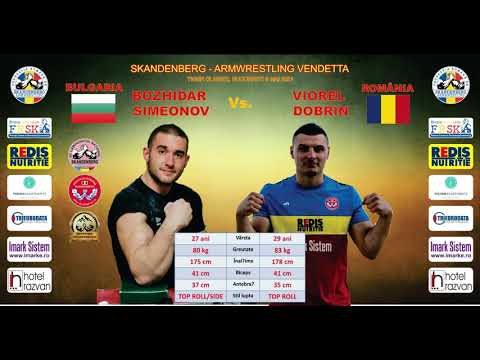 *** Vendetta Armwrestling *** - Viorel Dobrin(RO) vs Bozhidar Simeonov(BG)