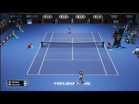 Elise Mertens vs Karolina Muchova | WTA Australian AO Live Gameplay