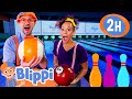 Blippi And Meekah S Bowling Ball Blast Blippi Educational Videos For Kids