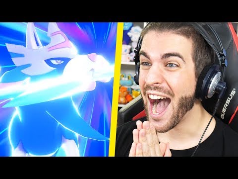 ZACIAN AND ZAMAZENTA GAMEPLAY! REACTION *NEW EPIC TRAILER* POKEMON SWORD AND SHIELD!
