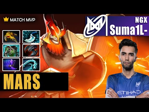 Mars Mid | NGX.Suma1L- | HOW TO WIN MIDLANE WITH MARS 7.32D - EZ 17 KILLS | 7.32d Gameplay Highlight