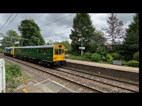 Trains around Cheshire (INC 37418+Caroline, 45690 ‘Leander’, 67005)