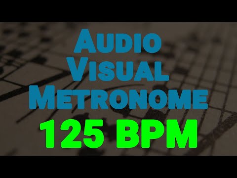 125 BPM Audio-Visual Metronome/Click Track