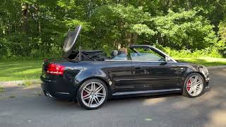 2008 Audi RS4 Cabriolet - Top Raising