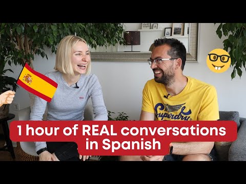 1 Hour of Real Spanish Conversations 📝 Intermediate Spanish Listening and Speaking Practice 👂