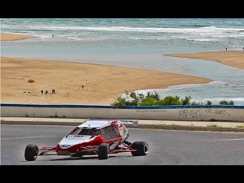 Samuel Vina drining on the limit a Semog kartcross on a hill climb in Portugal!