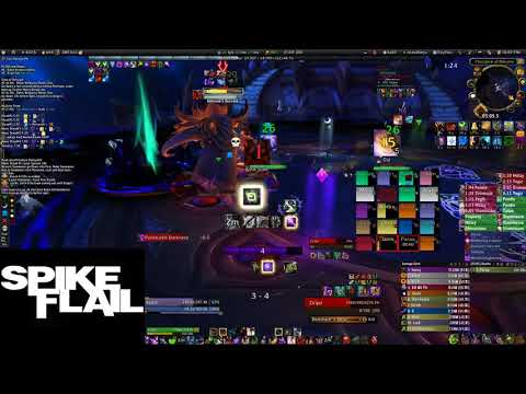 Spike Flail vs. Mythic Za'qul - Aff Lock + RL PoV