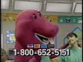 1993 Barney Friends Home Video Collection TV Commercial
