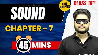 SOUND in 30 Mins | Complete Chapter Mind - Map | Class 10 ICSE PHYSICS