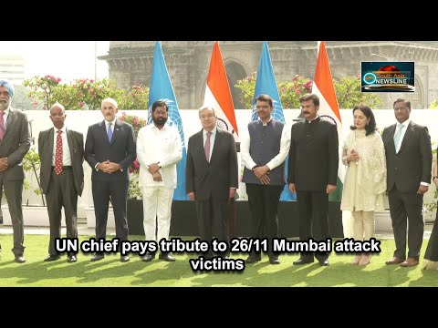 UN chief pays tribute to 26 11 Mumbai attack victims