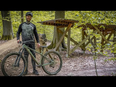 Mit MTB Hardtail auf dem Flowtrail Stromberg Wild Hog Strecke 2021 mit Canyon Stoic | Fabio Schäfer