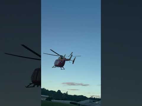 WPR3(ZK-HKZ) landing at Whakatane Hospital #shorts #aucklandairport #helicopter