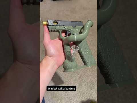 It’s a GLONG (glock that’s a bong)