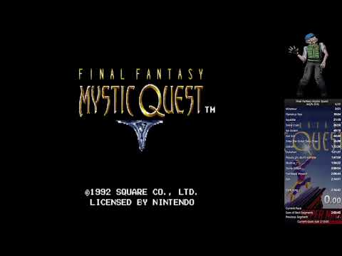 (PB) Final Fantasy Mystic Quest Any% (US) Speedrun in 2:08:38