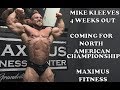 Bodybuilder Mike Kleeves Training Chest And Shoulders 4 Weeks Out