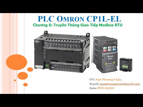 Comunicação do PLC Omron CP1L-EL Chuong 6 Modbus RTU