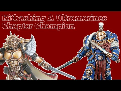 Kitbashing A Ultramarines Chapter Champion From A Blood Angels Captain