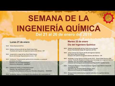 , title : 'Semana de la Ingeniería Química 2019 (Día 3)'