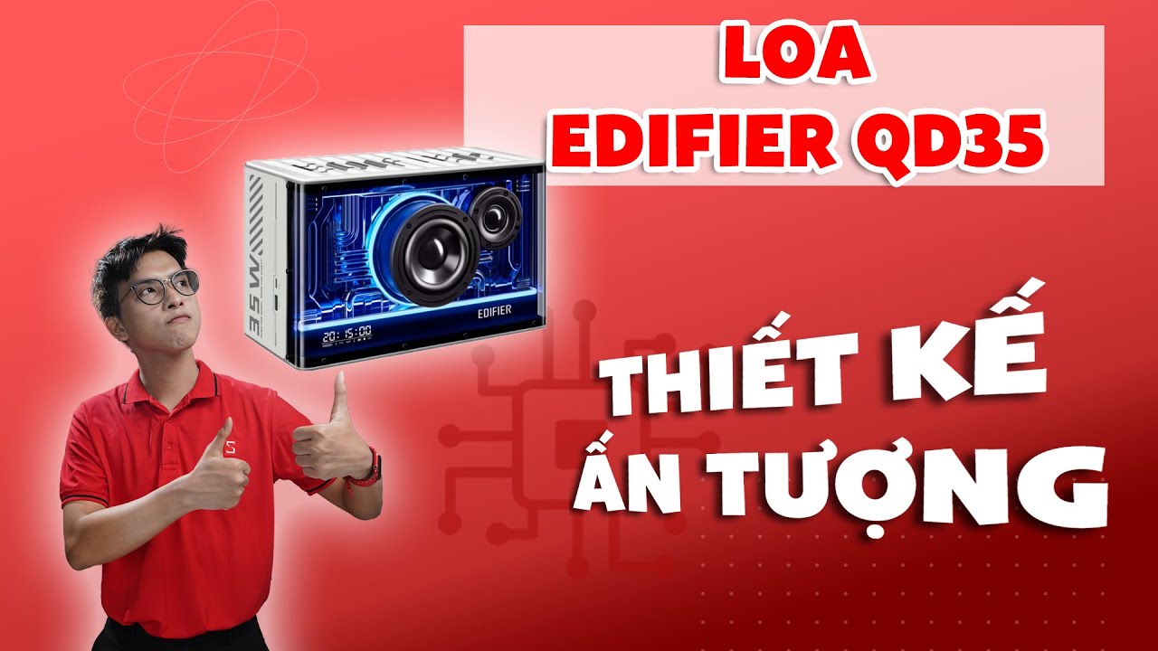 Loa Edifier QD35 - Thiết kế tương lai ấn tượng, chất âm sống động | CellphoneS