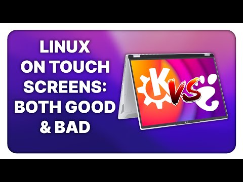 Linux on touchscreens: KDE wins! (+Tuxedo InfinityFlex 14)