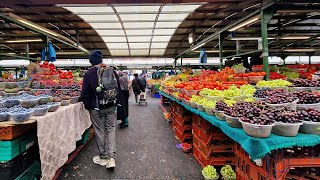 Fruits & Vegetables Market in Birmingham | Bullring Open Market Walking Tour 4K | England, UK 🇬🇧