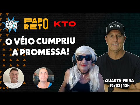 Papo Reto com Benja, Gladiador, Mano e Véio - ep. 392 - 12/03/2025