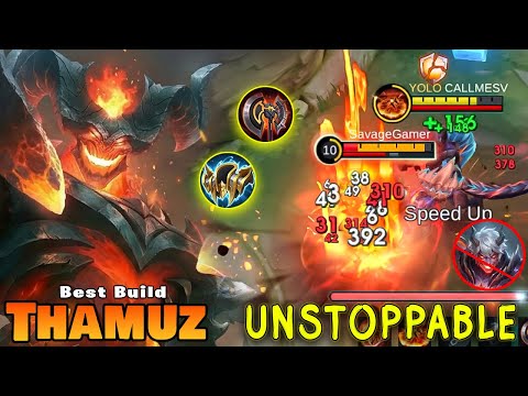 Thamuz Best Build 2026! Unkillable EXP Lane Gameplay | Mobile Legends