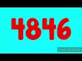 Numbers 1 To 10000 HD 5 100 Fonts