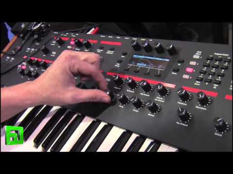 NAMM 2013 DSI Prophet 12 tweaking and sound demo