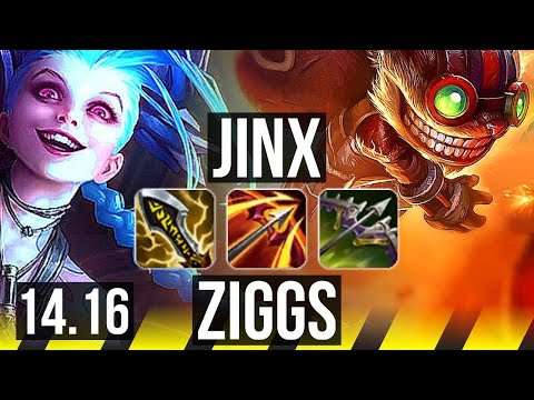 JINX & Zac vs ZIGGS & Senna (ADC) | 5k comeback, 11/3/11, Legendary | EUW Challenger | 14.16