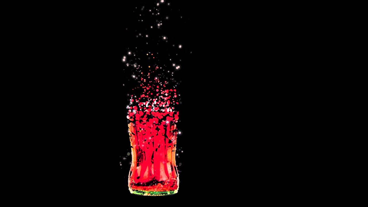Coca-Cola Bottle - Bubble Animation