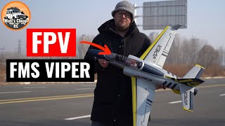 I put headtracking FPV on the FMS Viper 70mm