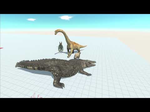 Giant Crocodile VS All Faction - Animal revolt battle simulator