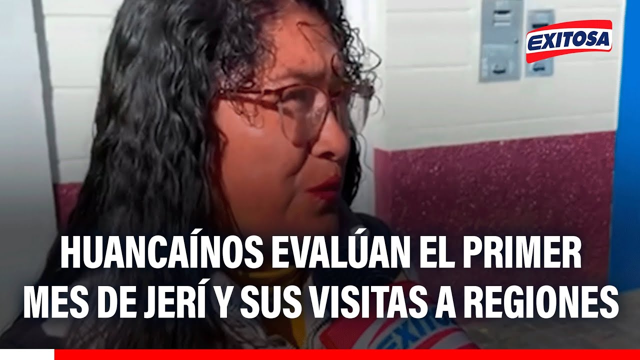 🔴🔵 Huancayo: Huancaínos evalúan el primer mes de Jerí y sus visitas a regiones