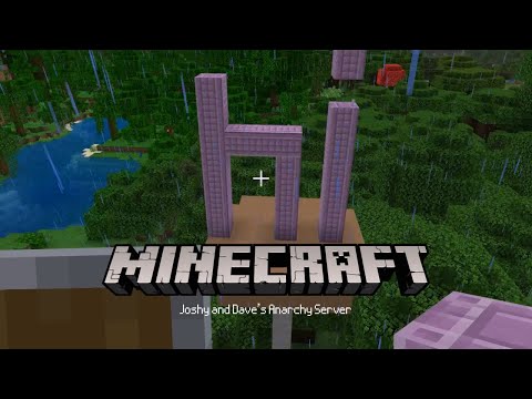 Minecraft: Welcome to Joshy and Dave's Anarchy Server (Only on Bedrock Edition)