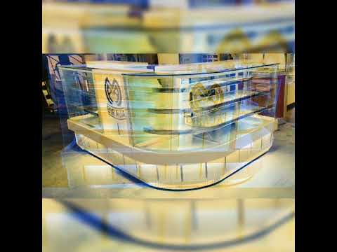 Corian sweet display counter, for shop