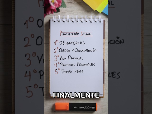 Vídeo relacionado con MEISO 60 Hojas Planificador Semanal 24.5x17.5 cm, Weekly Planner Rasgable, Planner Organizador Semanal sin Fecha, Weekly Agendas, To Do List Sobremesa para Oficina y Hogar