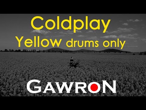 🥁 Coldplay - Yellow drums only by Gawron