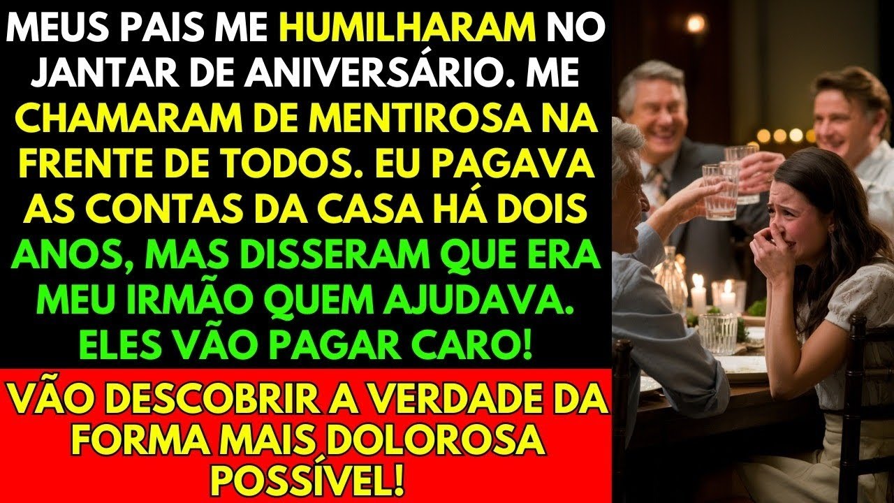 APÓS SER HUMILHADA REVELEI QUE EU QUE SUSTENTAVA MEUS PAIS.ELES ME DESMENTIRAM NA FRENTE DE TODOS.