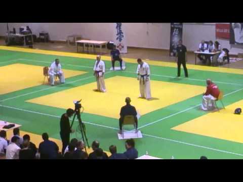 Open de France kyokushin 2015 IKO - 1/2 final Yannick Begue Vs Mino Cavaliere