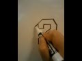 HOW TO DRAW 3D NUMBERS (2) 