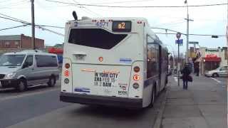 preview picture of video 'MTA NYCT Bus: 2009 Orion VII NG B31 & B2 Buses #4223 & #4571 at Nostrand Ave-Ave R'