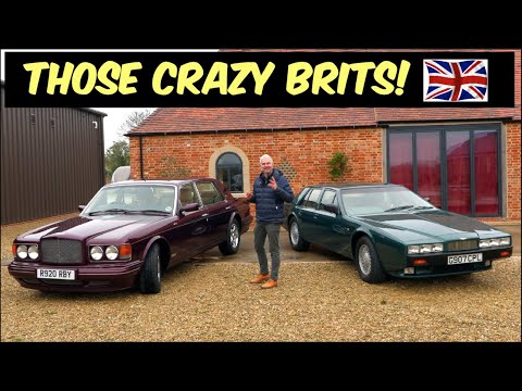 The Two Craziest Luxury Cars in World Are British!   Aston Martin Lagonda, Bentley Turbo RT