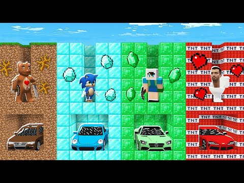 HANGİ GİZLİ SÜPER ARABAYI SEÇMELİYİM - ⚠️ Minecraft