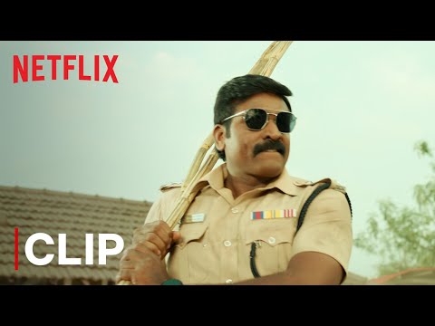 Vijay Sethupathi's Savage Cop Entry | DSP | Netflix India — DSP