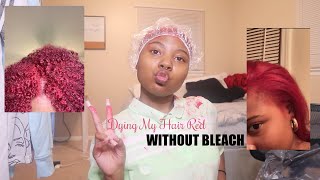 dying my hair red WITHOUT BLEACH