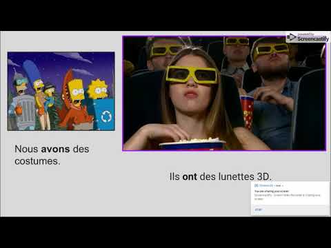 The verb avoir DeLateur French