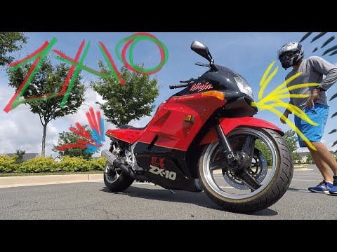 My 1988 Kawasaki Ninja ZX10 🏍️ First ride @mirchiboyz​