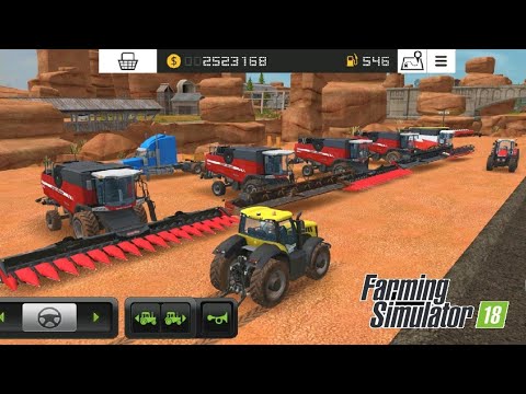 Fs18 Farming simulatör18 / Massey ile ayçiçeği hasadı / harvesting sunflowers with massey
