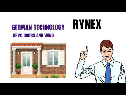 Rynex german upvc top hung window, glass thickness: 5 mm